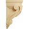 Ekena Millwork 2 5/8"W x 3 3/4"D x 6 5/8"H Small Fig Leaf Corbel, Alder COR02X03X06FIAL - alternate 2